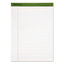 Earthwise By Ampad Recycled Writing Pad, Narrow Rule, Politex Green Headband, 50 White 5 X 8 Sheets, Dozen