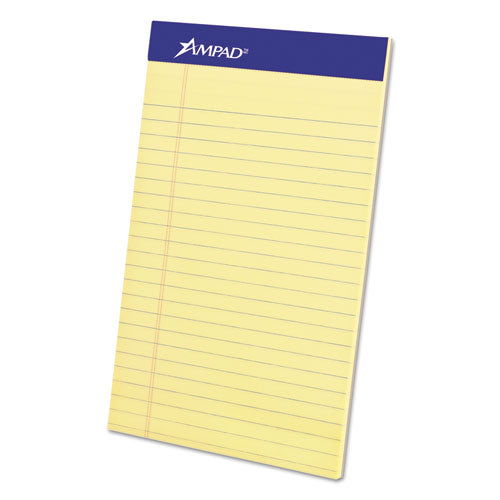 Perforated Writing Pads, Narrow Rule, 50 White 5 X 8 Sheets, Dozen