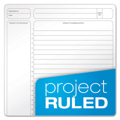 Gold Fibre Wirebound Project Notes Book, 1 Subject, Project-management Format, Green Cover, 9.5 X 7.25, 84 Sheets