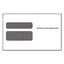 W-2 Laser Double Window Envelope, Commercial Flap, Gummed Closure, 5.63 X 9, White, 24/pack