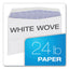 W-2 Laser Double Window Envelope, Commercial Flap, Gummed Closure, 5.63 X 9, White, 24/pack