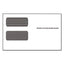 1099 Double Window Envelope, Commercial Flap, Gummed Closure, 5.63 X 9, White, 24/pack
