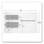 1099 Double Window Envelope, Commercial Flap, Gummed Closure, 5.63 X 9, White, 24/pack