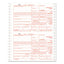 1099-div Tax Forms For Inkjet/laser Printers, Fiscal Year: 2022, Five-part Carbonless, 8 X 5.5, 2 Forms/sheet, 24 Forms Total