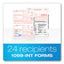 1099-int Tax Forms For Inkjet/laser Printers, Five-part Carbonless, 8 X 5.5, 2 Forms/sheet, 24 Forms Total
