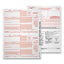 Five-part 1099-misc Tax Forms, Five-part Carbonless, 8.5 X 5.5, 2 Forms/sheet, 50 Forms Total
