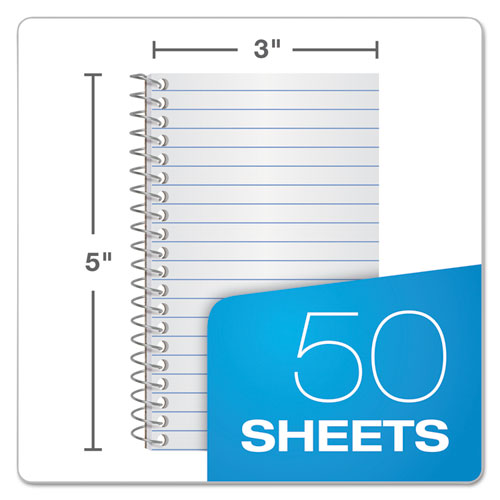 Memo Books, Narrow Rule, Randomly Assorted Covers, 5 X 3, 50 Sheets