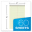 Steno Pads, Gregg Rule, Tan Cover, 60 Green-tint 6 X 9 Sheets