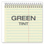 Steno Pads, Gregg Rule, Green Cover, 80 Green-tint 6 X 9 Sheets, 6/pack