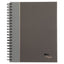 Royale Wirebound Business Notebooks, 1 Subject, Medium/college Rule, Black/gray Cover, 8.25 X 5.88, 96 Sheets