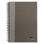 Royale Wirebound Business Notebooks, 1 Subject, Medium/college Rule, Black/gray Cover, 8.25 X 5.88, 96 Sheets