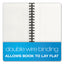 Royale Wirebound Business Notebooks, 1 Subject, Medium/college Rule, Black/gray Cover, 8.25 X 5.88, 96 Sheets