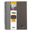 Royale Wirebound Business Notebooks, 1 Subject, Medium/college Rule, Black/gray Cover, 10.5 X 8, 96 Sheets