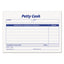 Petty Cash Slips, One-part (no Copies), 5 X 3.5, 50 Forms/pad, 12 Pads/pack