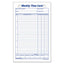 Weekly Employee Time Cards, One Side, 4.25 X 6.75, 100/pack