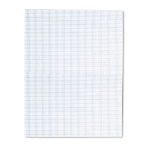 Quadrille Pads, Quadrille Rule (4 Sq/in), 50 White 8.5 X 11 Sheets