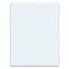 Quadrille Pads, Quadrille Rule (6 Sq/in), 50 White 8.5 X 11 Sheets