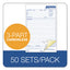 Job Work Order, Three-part Carbonless, 5.66 X 8.63, 50 Forms Total