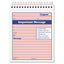 Telephone Message Book With Fax/mobile Section, Two-part Carbonless, 3.88 X 5.5, 4 Forms/sheet, 200 Forms Total