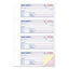 Money And Rent Receipt Book, Account + Payment Sections, Three-part Carbonless, 7.13 X 2.75, 4 Forms/sheet, 100 Forms Total