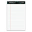 Docket Ruled Perforated Pads, Narrow Rule, 50 White 5 X 8 Sheets, 12/pack