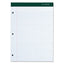 Double Docket Ruled Pads With Extra Sturdy Back, Wide/legal Rule, 100 White 8.5 X 11.75 Sheets