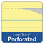 Double Docket Ruled Pads, Pitman Rule Variation (offset Dividing Line - 3" Left), 100 Canary 8.5 X 11.75 Sheets, 6/pack