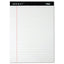 Docket Ruled Perforated Pads, Wide/legal Rule, 50 Canary-yellow 8.5 X 11.75 Sheets, 12/pack