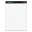 Docket Ruled Perforated Pads, Wide/legal Rule, 50 White 8.5 X 11.75 Sheets, 12/pack