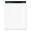 Docket Ruled Perforated Pads, Wide/legal Rule, 50 White 8.5 X 11.75 Sheets, 6/pack
