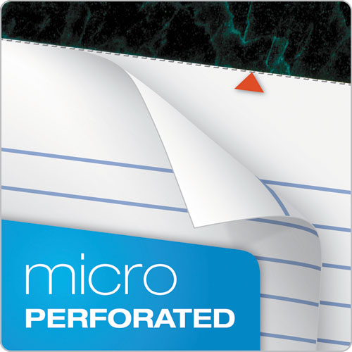 Docket Ruled Perforated Pads, Wide/legal Rule, 50 White 8.5 X 11.75 Sheets, 6/pack