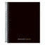 Docket Gold Planner, 1 Subject, Narrow Rule, Black Cover, 8.5 X 6.75, 70 Sheets