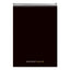 Docket Gold Planner, 1 Subject, Narrow Rule, Black Cover, 8.5 X 6.75, 70 Sheets