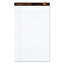 Docket Gold Ruled Perforated Pads, Wide/legal Rule, 50 White 8.5 X 14 Sheets, 12/pack