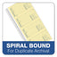 Second Nature Phone Call Book, Two-part Carbonless, 5 X 2.75, 4 Forms/sheet, 400 Forms Total