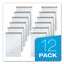Second Nature Recycled Notepads, Gregg Rule, Brown Cover, 80 White 6 X 9 Sheets