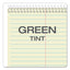 Gregg Steno Pads, Gregg Rule, 80 Green-tint 6 X 9 Sheets