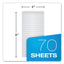 Reporter’s Notepad, Wide/legal Rule, White Cover, 70 White 4 X 8 Sheets, 12/pack