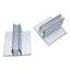 Personal Space Desk Divider Feet, For The Pencil Grip Personal Space Desk Dividers, Clear, 48/pack
