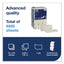 Peakserve Continuous Hand Towel, 7.91 X 8.85, White, 410 Wipes/pack, 12 Packs/carton