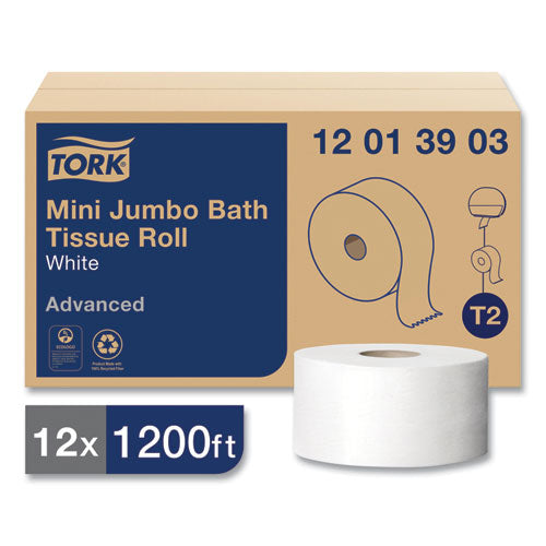 Jumbo Tissue, 1-Ply, 3.48 X 1200ft, 12ct