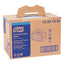 Industrial Paper Wiper, 4-ply, 12.8 X 16.5, Blue, 180/carton