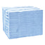 Industrial Paper Wiper, 4-ply, 12.8 X 16.5, Blue, 180/carton