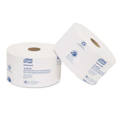 Universal High Capacity Bath Tissue W/opticore, Septic Safe, 2-ply, White, 2,000/roll, 12/carton