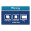 Multipurpose Paper Wiper, 9.25 X 16.25, White, 100/box, 8 Boxes/carton