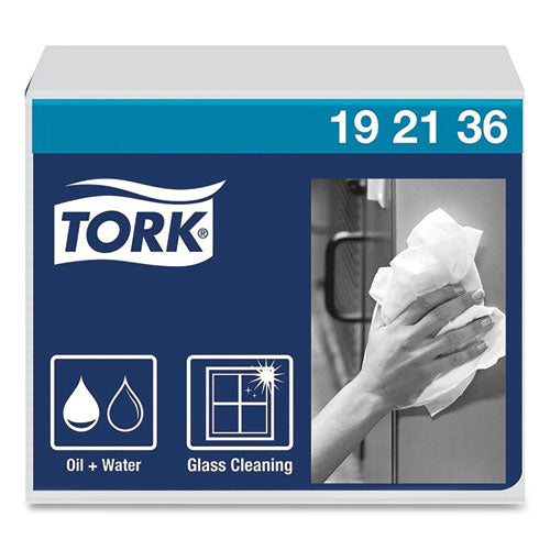 Heavy-duty Paper Wiper 1/4 Fold, 12.5 X 13, White, 56/pack, 16 Packs/carton