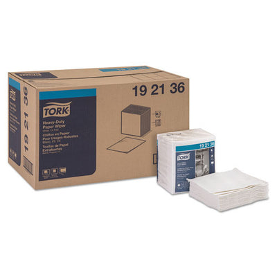 Heavy-duty Paper Wiper 1/4 Fold, 12.5 X 13, White, 56/pack, 16 Packs/carton