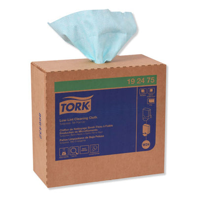 Low-lint Cleaning Cloth, 9 X 16.5, Turquoise, 100/box, 8 Boxes/carton