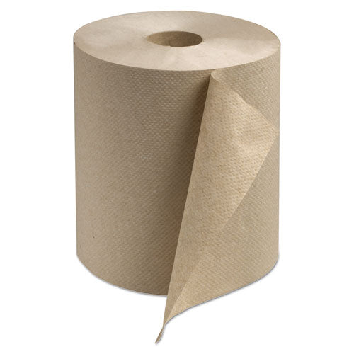 Basic Paper Wiper Roll Towel, 7.68" X 1,150 Ft, Natural, 4 Rolls/carton