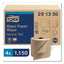 Basic Paper Wiper Roll Towel, 7.68" X 1,150 Ft, Natural, 4 Rolls/carton